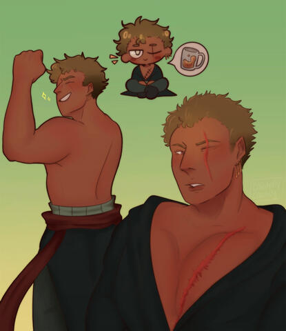 Zoro from One Piece (Made March 2024)