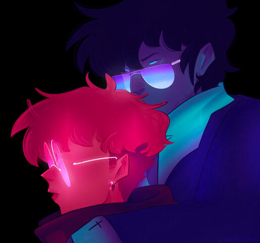 Vashwood art in TV girl colors (Made in April 2024)